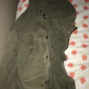 army green jacket